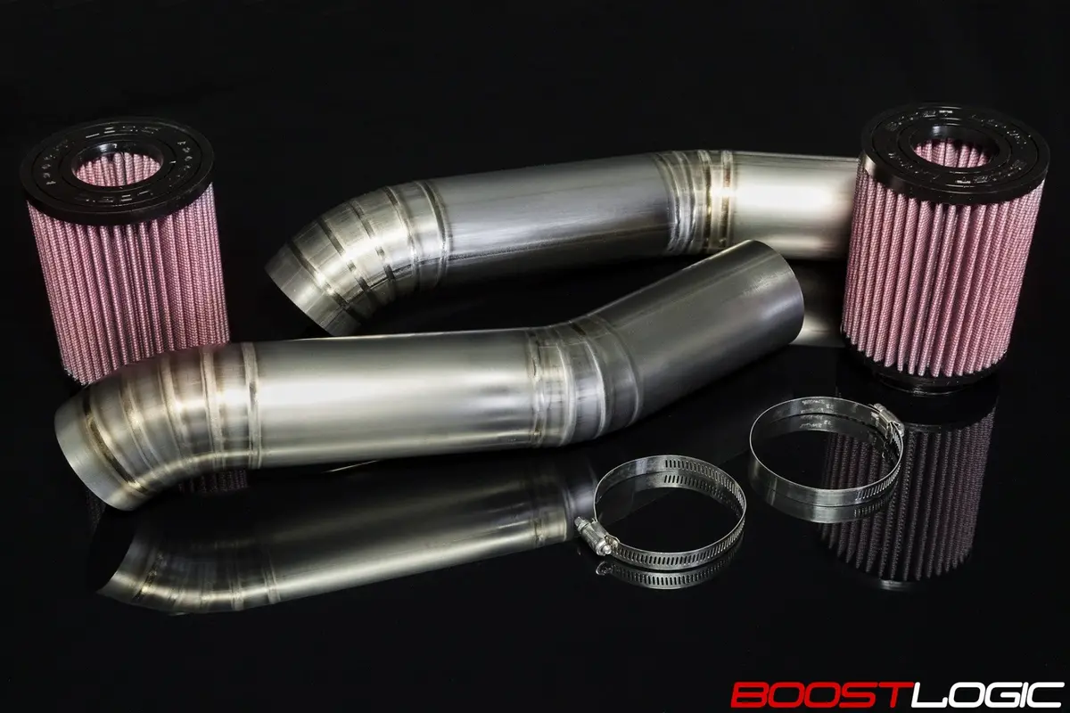 Boost Logic 3" Titanium Intake Kit Nissan R35 Gt-R 09+ 1