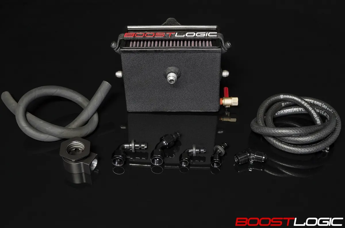 Boost Logic Engine Breathing System With Additional Oil Filler Neck Vent For Nissan Gt-R Vr38dett 1