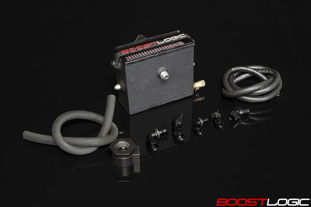 Boost Logic Engine Breathing System With Additional Oil Filler Neck Vent For Nissan Gt-R Vr38dett 2
