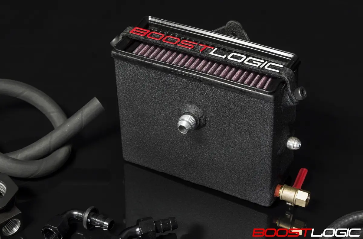 Boost Logic Engine Breathing System With Additional Oil Filler Neck Vent For Nissan Gt-R Vr38dett 4
