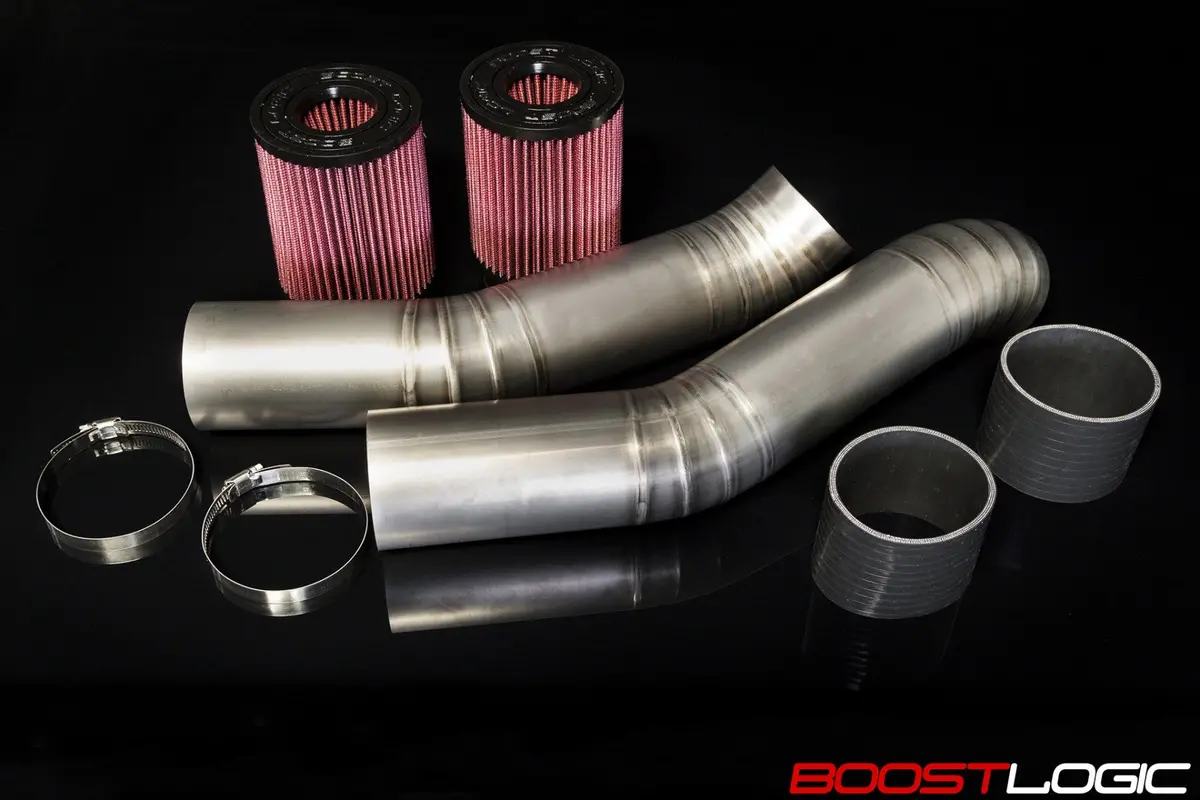 Boost Logic 3.5" Titanium Intake Kit Nissan R35 Gt-R 09+ 1