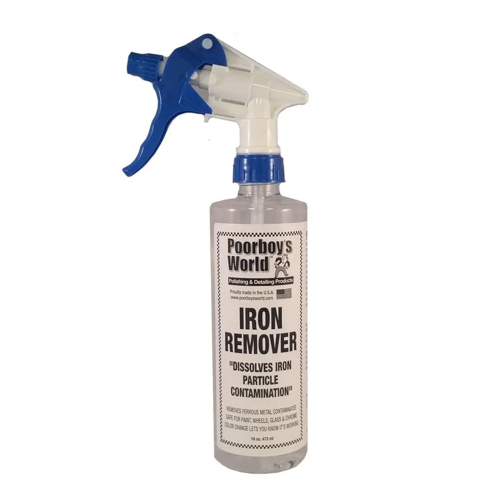 Poorboy's Iron Remover - Paint Decontamination Spray 16Oz 1