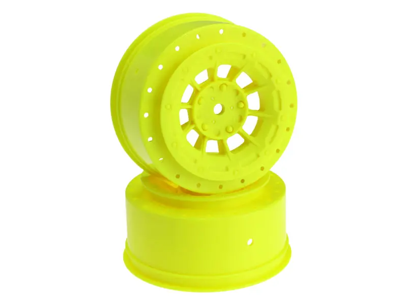 Jconcepts Hazard Sct Wheel - Yellow (2Pcs) Sc10, Sc5m Jc3344y 1