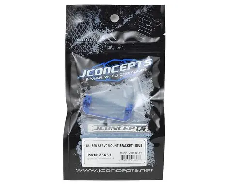 Jconcepts B6/B6d Aluminum Servo Mount Bracket (Blue) Jco2567-1 1