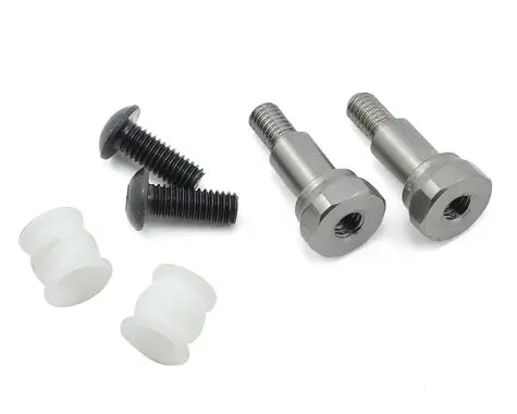 Jconcepts B6/B6d Fin Long Titanium Shock Standoffs W/Bushing Jc2600t 1