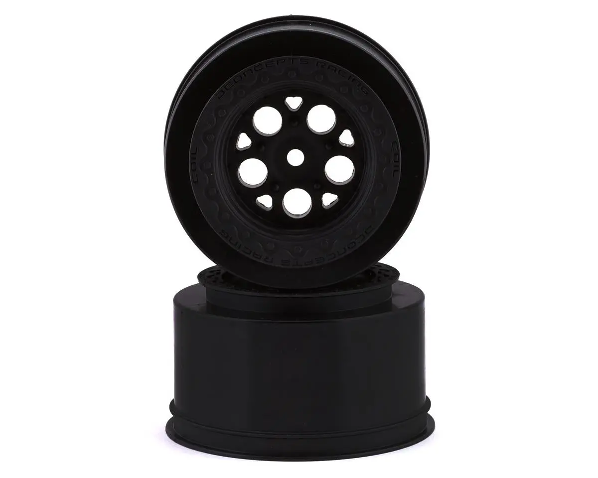 Jconcepts Coil Mambo Street Eliminator Rear Drag Racing Wheels (Black) (2) W/12Mm Hex 1