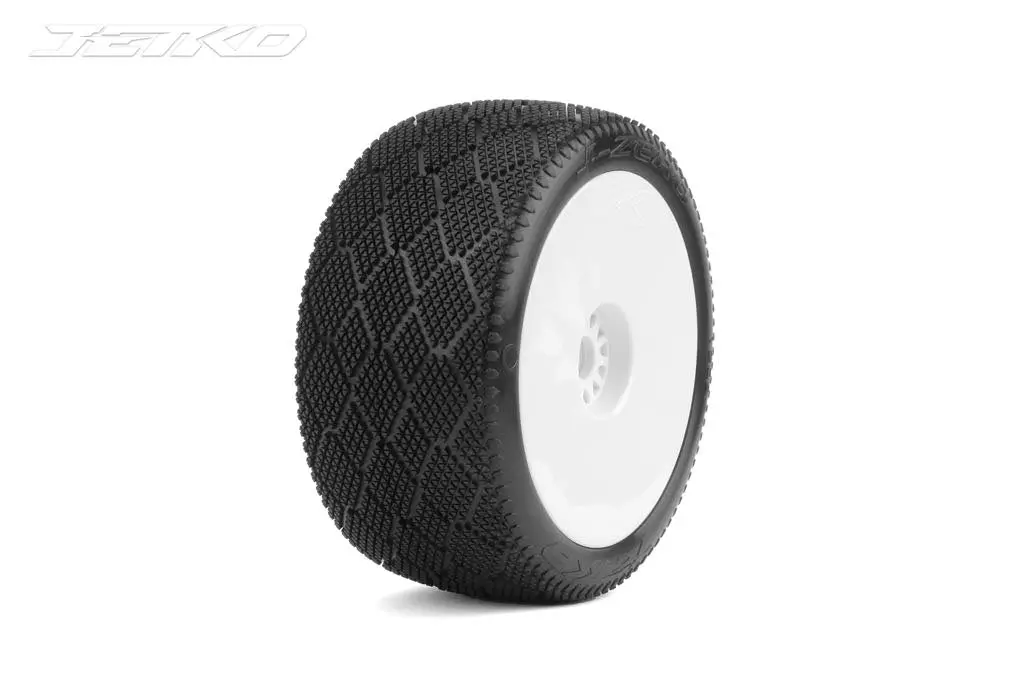 Jetko J-Zero 1/8 Truggy Pre-Glued Tires (Pair) 1