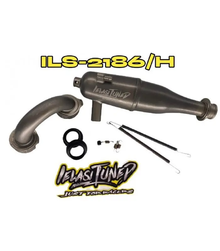 Ielasituned 2186 Pipe & Manifold .21 Kit For 1/8 Off Road Buggy Hard-Coated 1