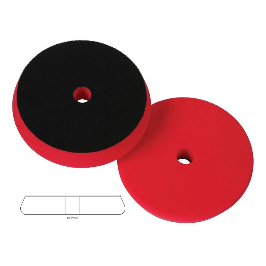 Lake Country Hybrid Force Pad System - Red Final Finishing Wax Pad 3.5", 5.5", 6.5" 1