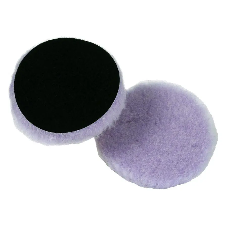 Lake Country Purple Foamed Wool Buffing/Polishing Pad 3" 1