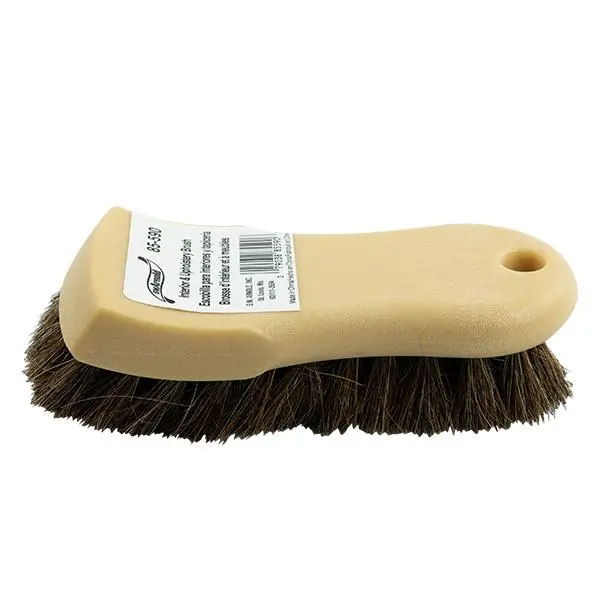 Natural Horse Hair Leather Brush 1
