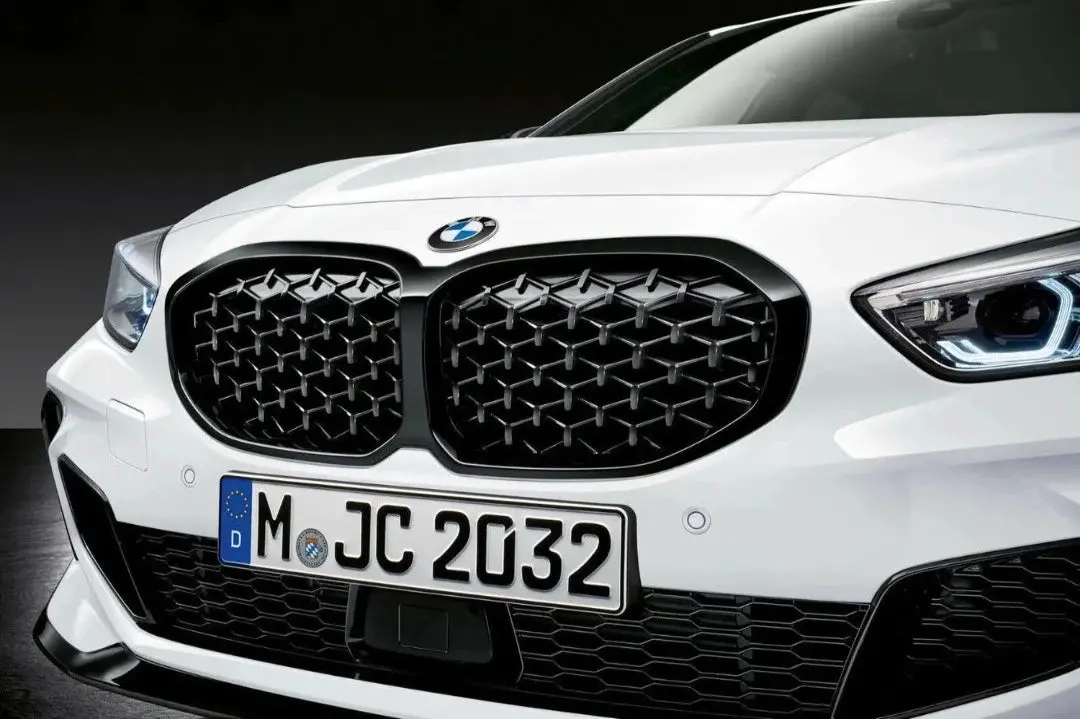 M Performance Gloss Black Honeycomb Grille For Bmw 1 Series & M135i (2019+, F40) 1
