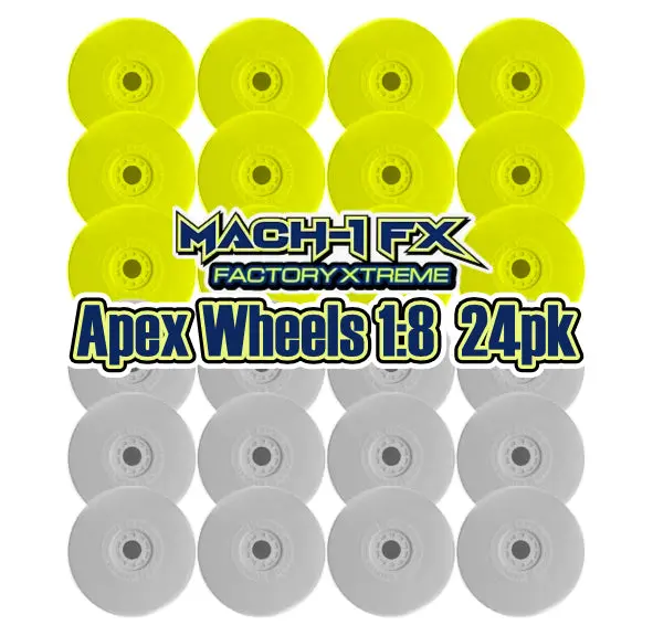 Mach-1 Fx Apex Wheels 1:8 Bulk Pack 1