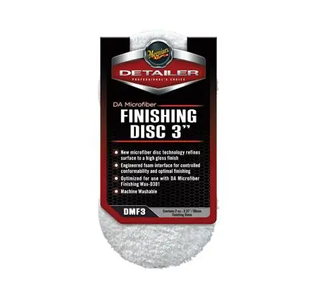 Meguiars Dmf3 Da Microfiber Finishing Pads, 3 Inches (2 Pack) 1