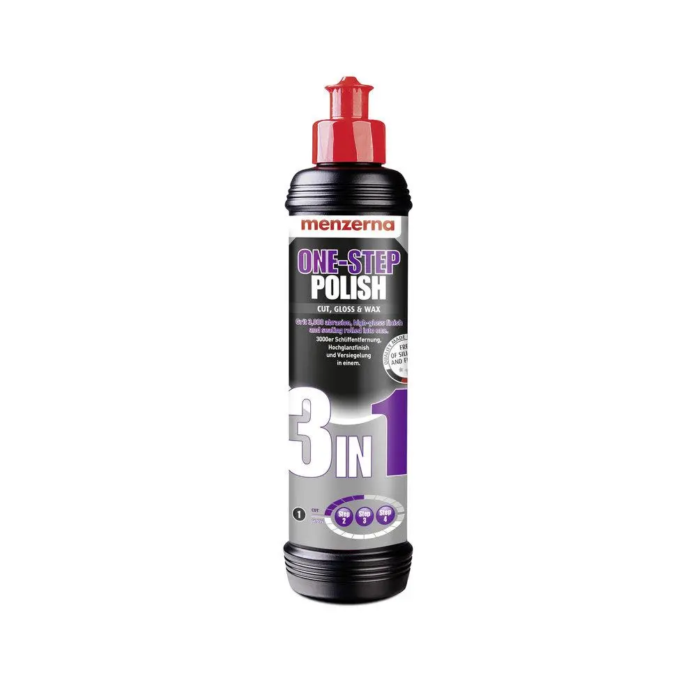 Menzerna 3 In 1 Cut, Gloss And Wax 8Oz 1