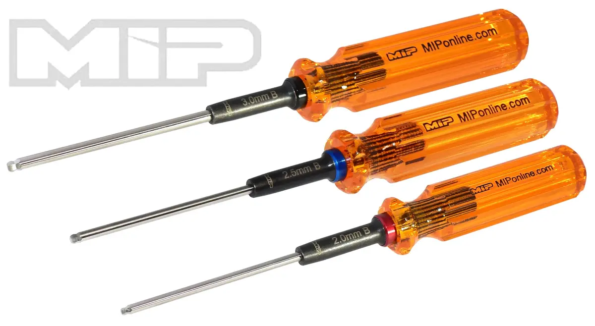 #9606 - Mip Hex Driver Ball Wrench Set Gen 2, Metric (3), 2.0Mm, 2.5Mm, & 3.0Mm 1