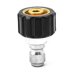 Mtm Hydro 15Mm Twist Seal Coupler X 3/8" Stainless Qc Plug 24.5008 2