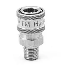 Mtm Hydro 1/4" Male Npt Stainless Quick Coupler 24.0062 1