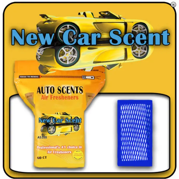 Autoscents New Car Scent Pads 60 Count Bag 1