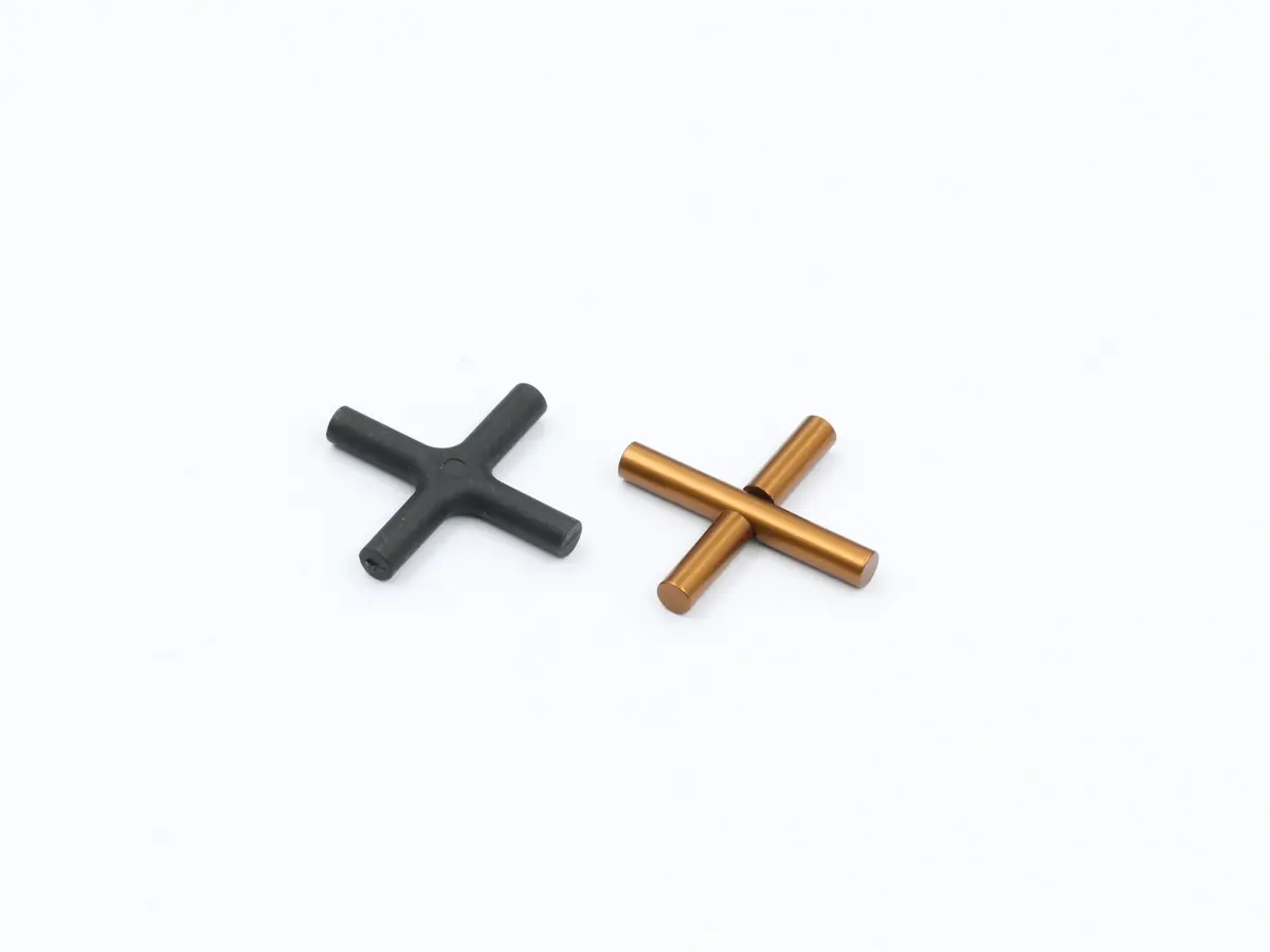 O10402 7075 Aluminium Hardened Gear Diff Cross Pin Set (V2 Gear Diff) 2