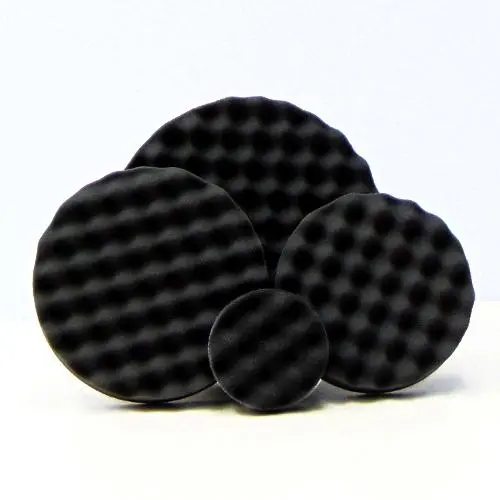 Optimum Waffle Foam Pad Black Polishing (5.5", 6.5") 1
