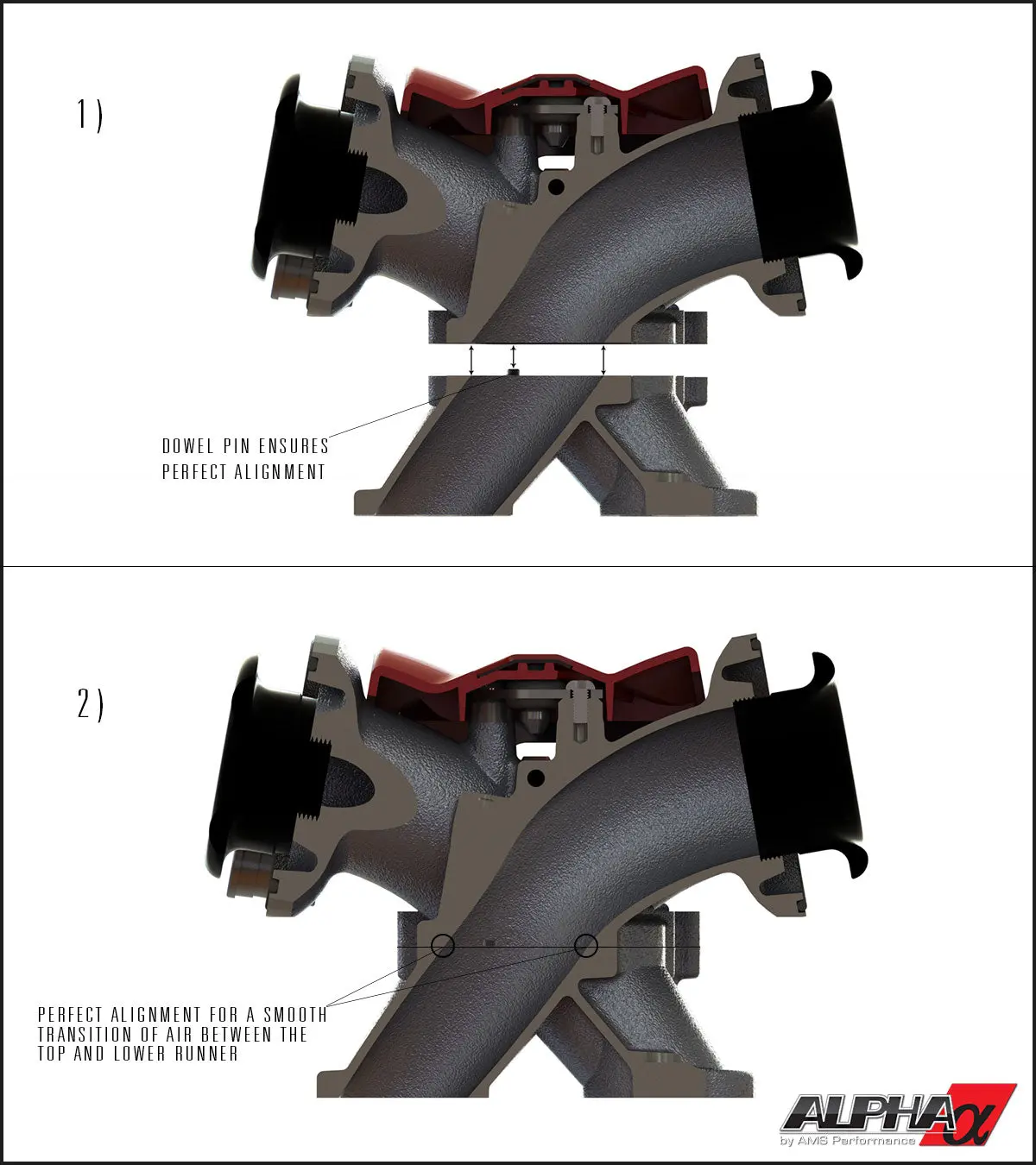 Alpha Performance Carbon Fiber Intake Manifold For Nissan Gtr R35 Vr38 9