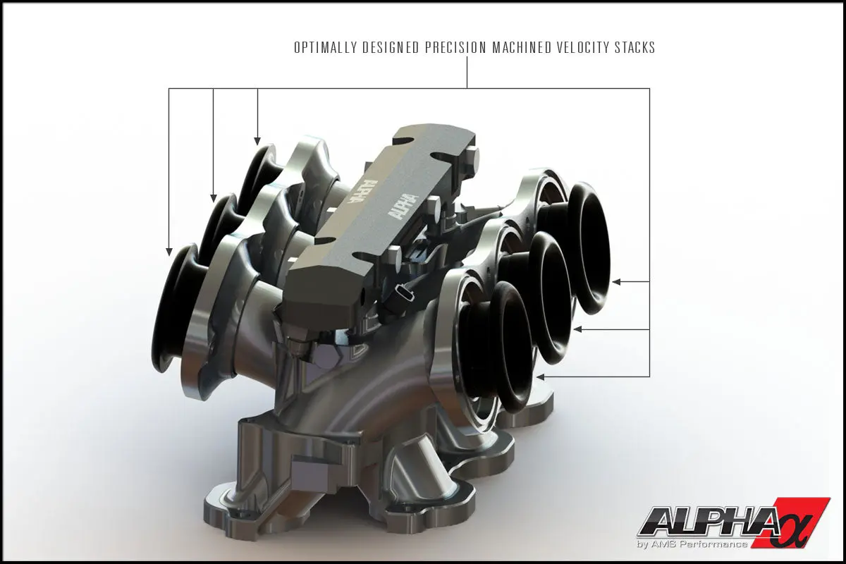 Alpha Performance Carbon Fiber Intake Manifold For Nissan Gtr R35 Vr38 3