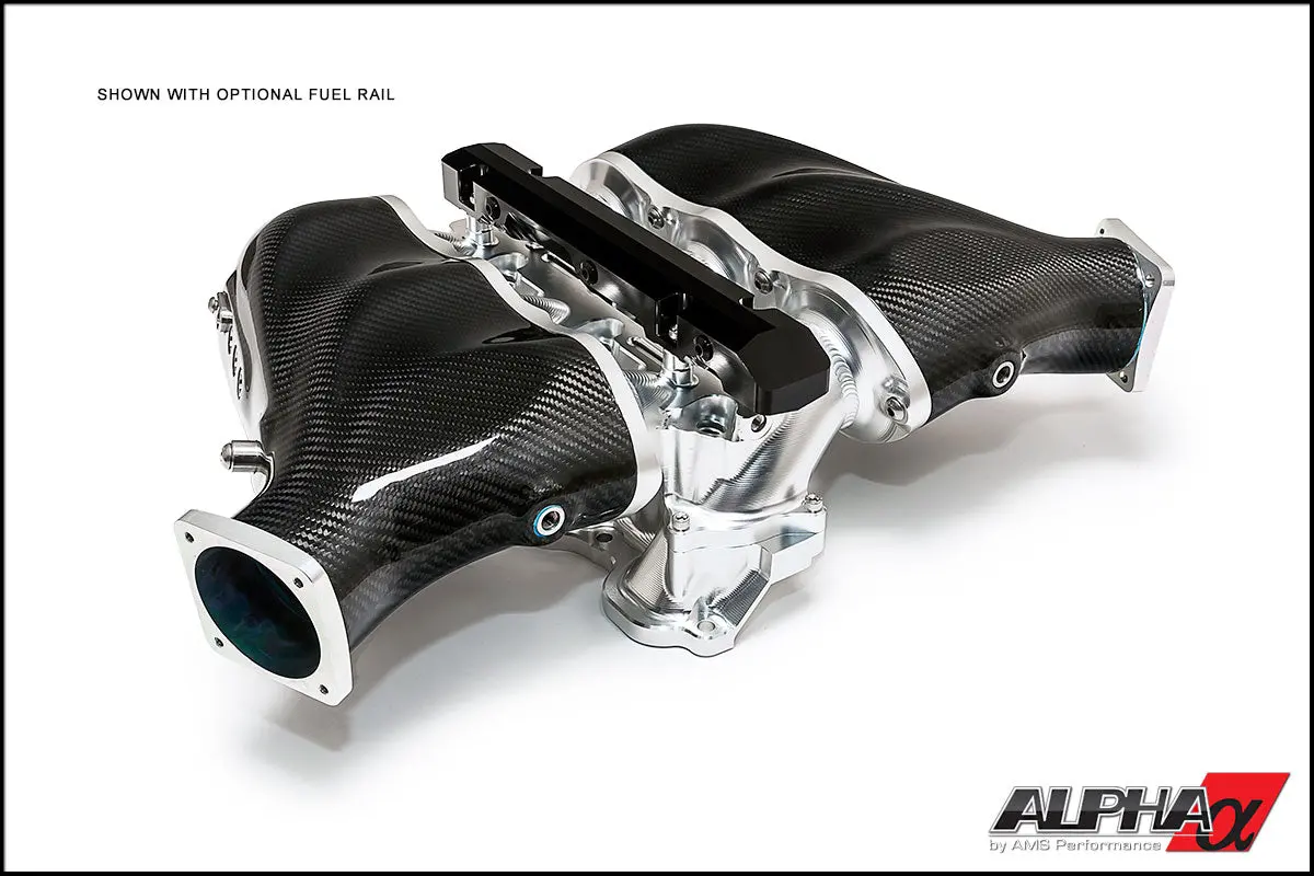 Alpha Performance Carbon Fiber Intake Manifold For Nissan Gtr R35 Vr38 4