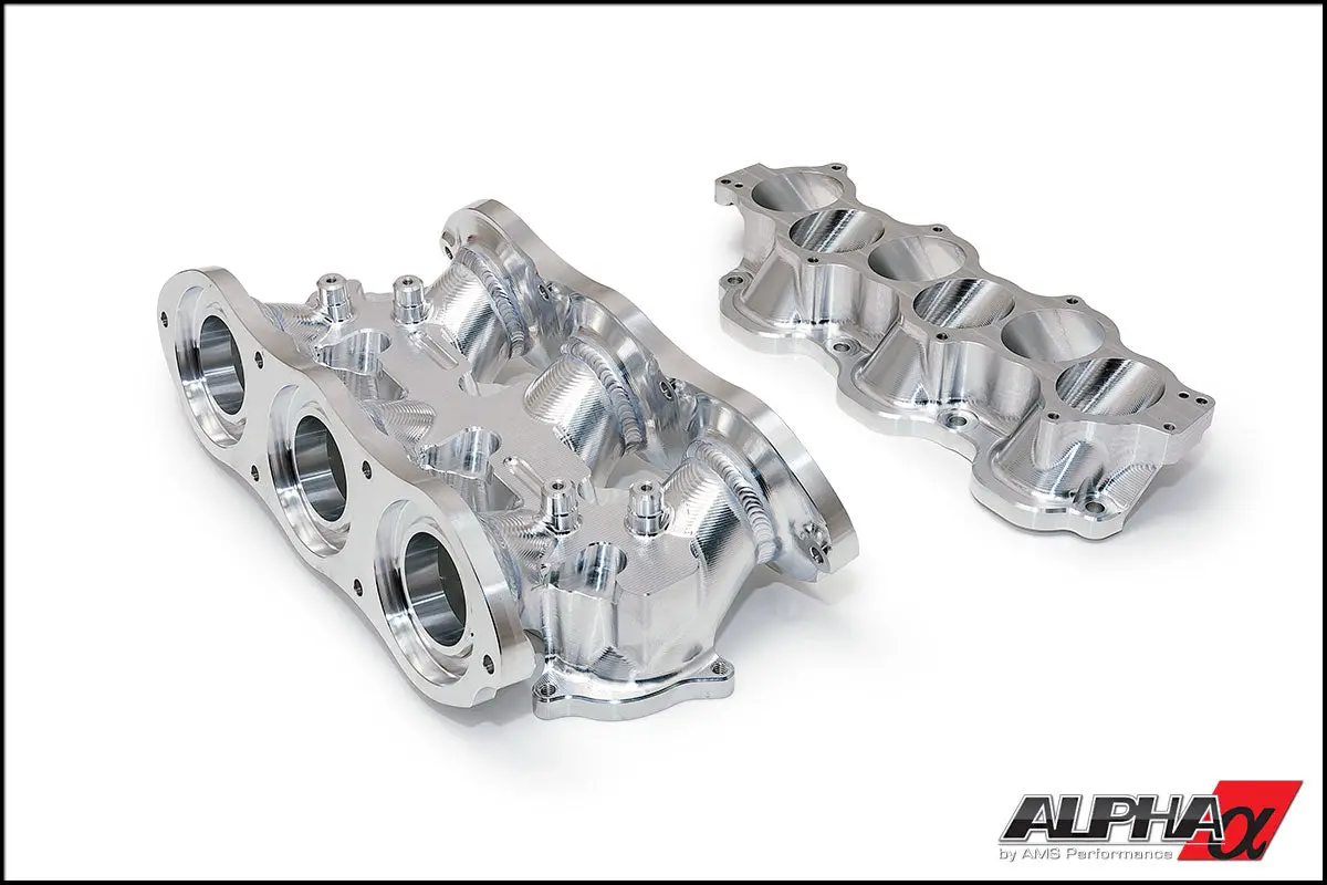 Alpha Performance Carbon Fiber Intake Manifold For Nissan Gtr R35 Vr38 6