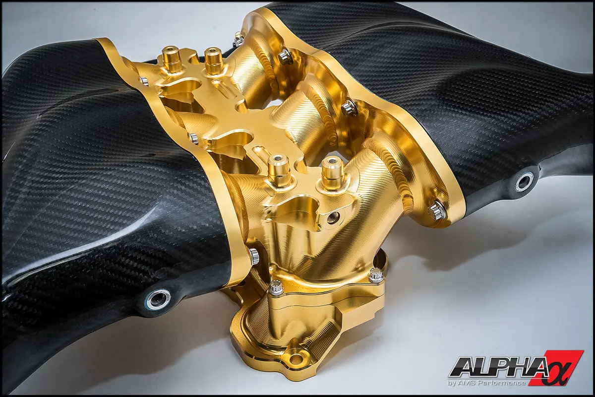 Alpha Performance Carbon Fiber Intake Manifold For Nissan Gtr R35 Vr38 10