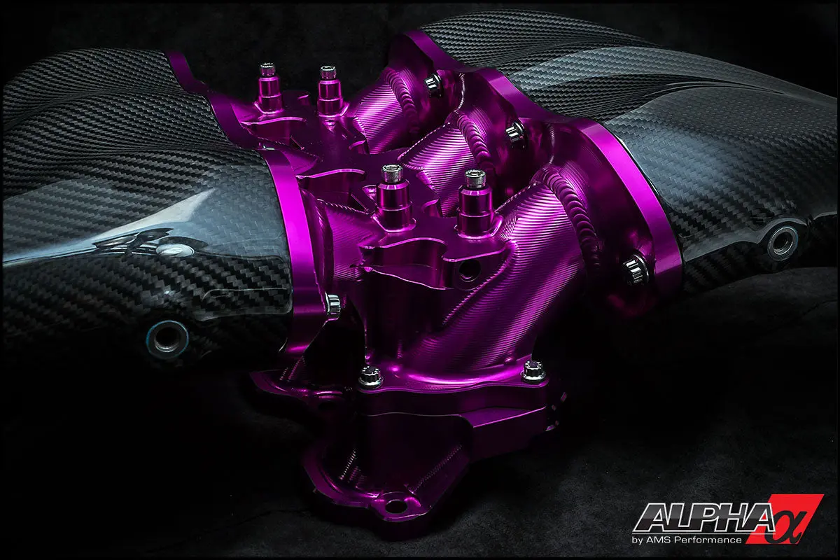 Alpha Performance Carbon Fiber Intake Manifold For Nissan Gtr R35 Vr38 12