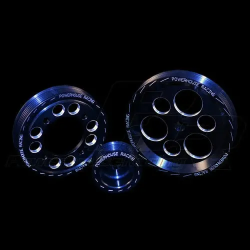 Phr - Powerhouse Racing 3-Piece Lightweight Billet Pulley Kit For Toyota Supra 2Jz 2Jzgte 2