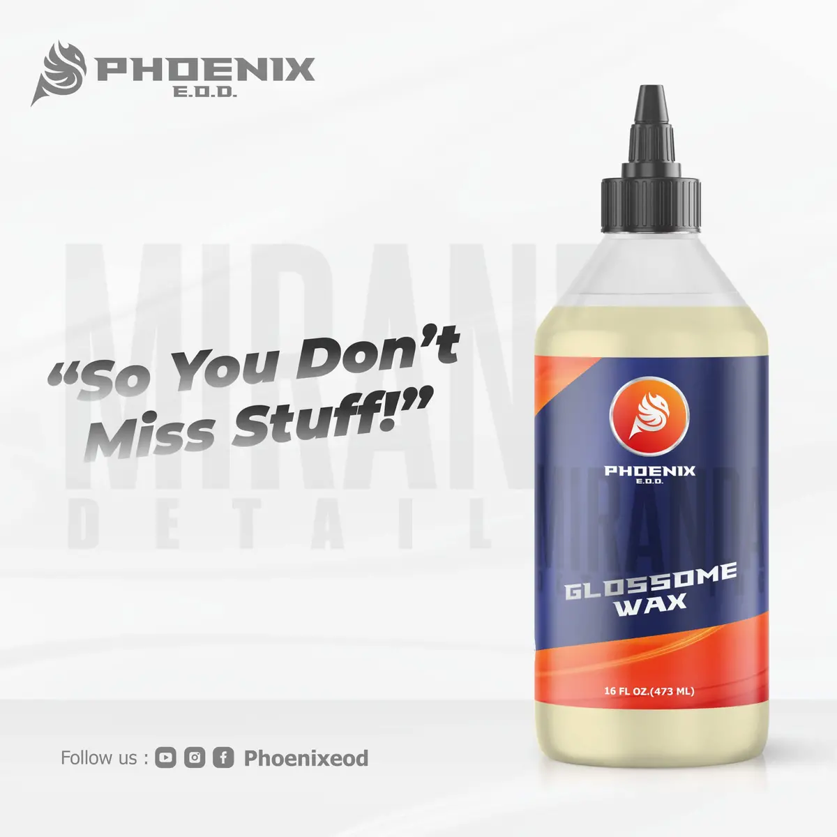 Phoenix Glossome Wax 16Oz 2