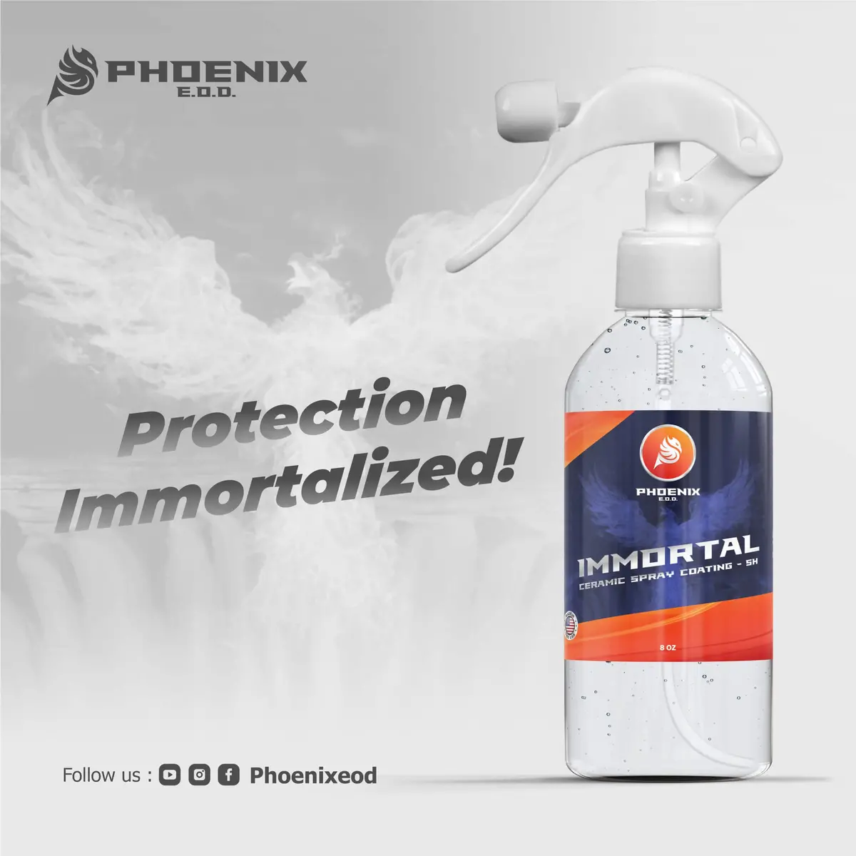Phoenix Immortal Ceramic Spray Coating 8Oz 2