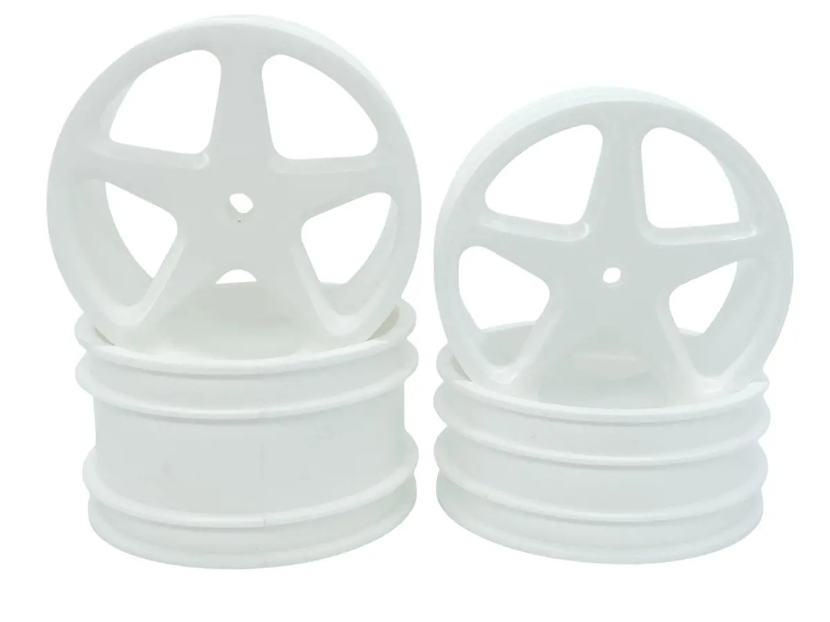 Losi Xx 5 Spoke 2Wd Set With 26Mm Wide Front Wheels (4Pc) 1