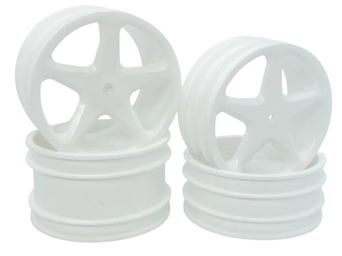 Losi Xx 5 Spoke 2Wd Set With 26Mm Wide Front Wheels (4Pc) 2