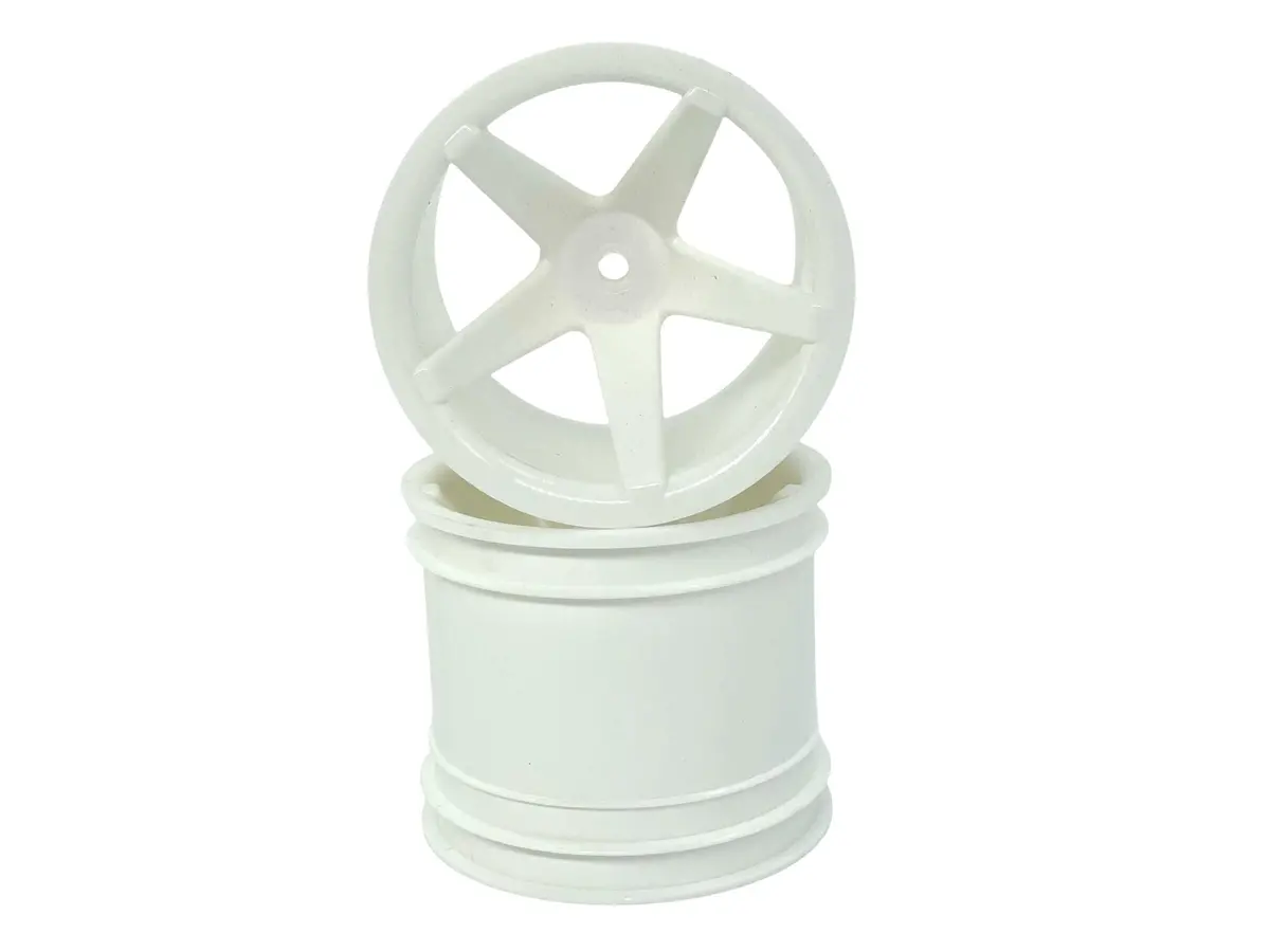Rc10t 1/4" Axle Classic 5 Spoke Truck Wheel Rear (2Pc) 2