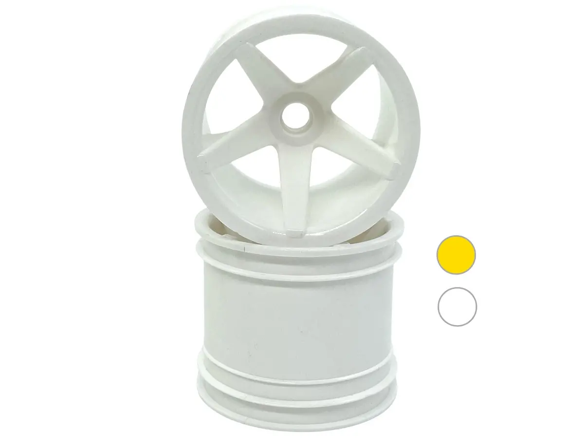 Rc10t, T2, T3, Gt Classic 5 Spoke Truck Wheel Front (2Pc) 1