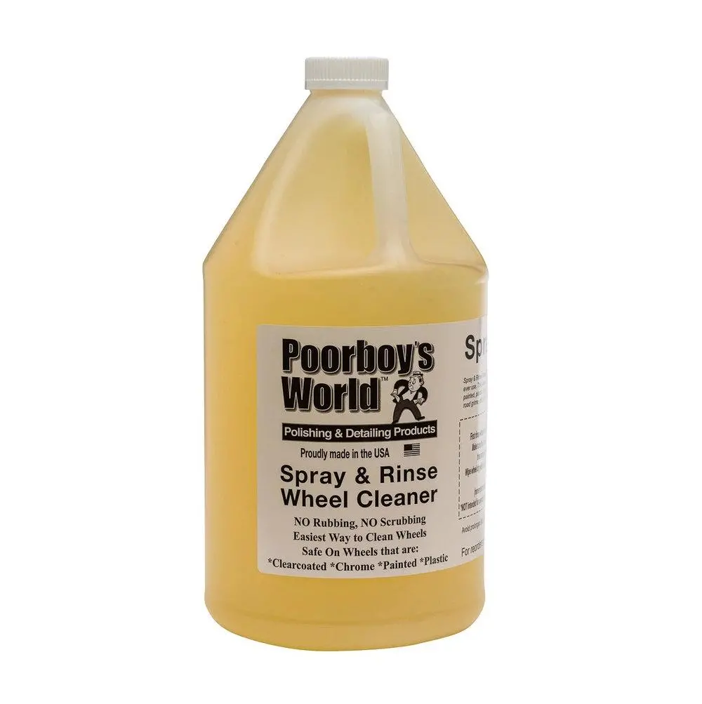 Poorboy's World Spray & Rinse Wheel Cleaner 128Oz 1