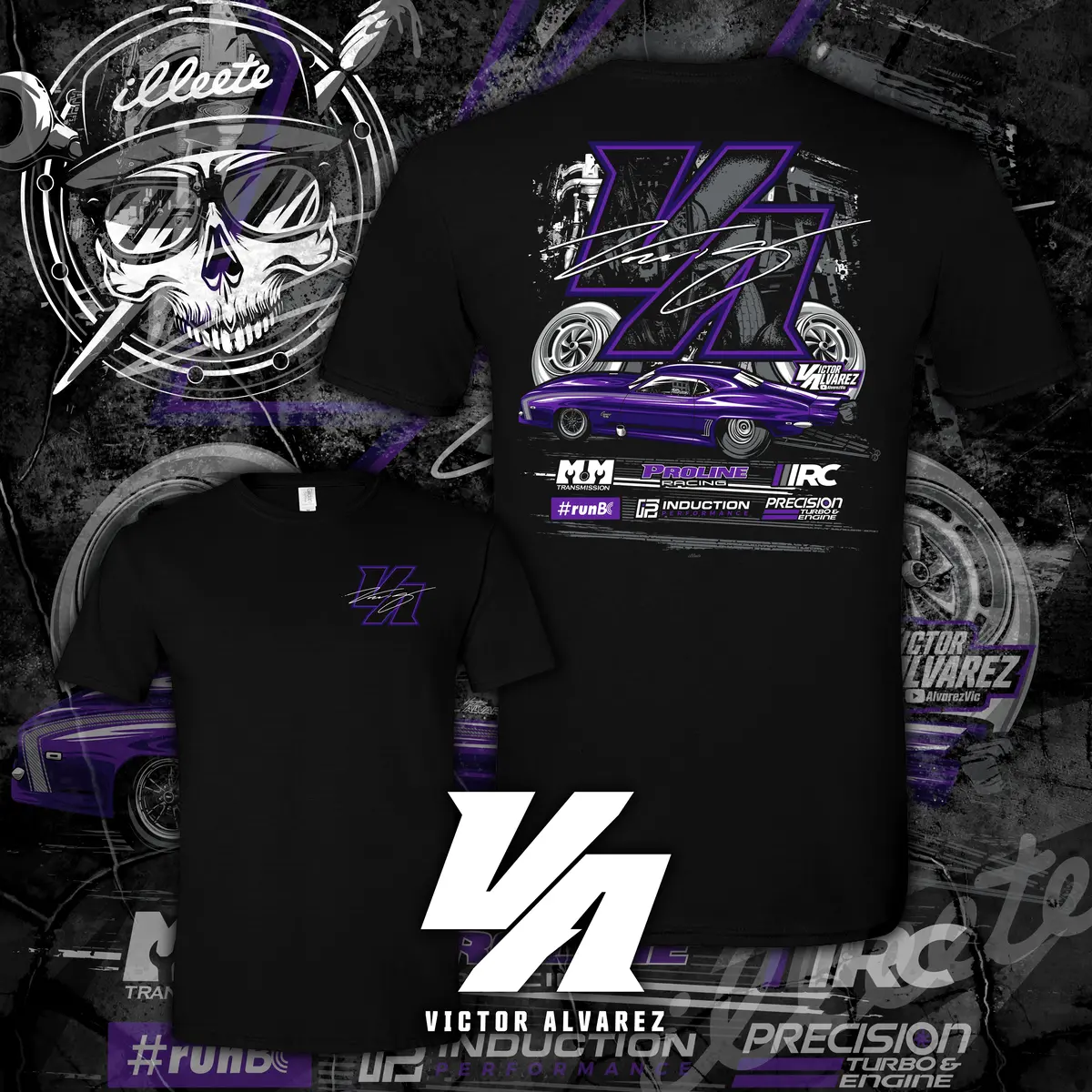 Induction Performance Purple Promod Shirt 1