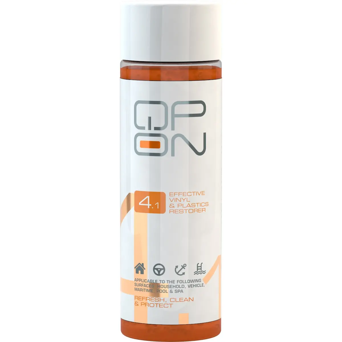 Qpon 4.1 Vinyl & Plastic Cleaner And Uv Coating 250Ml 1