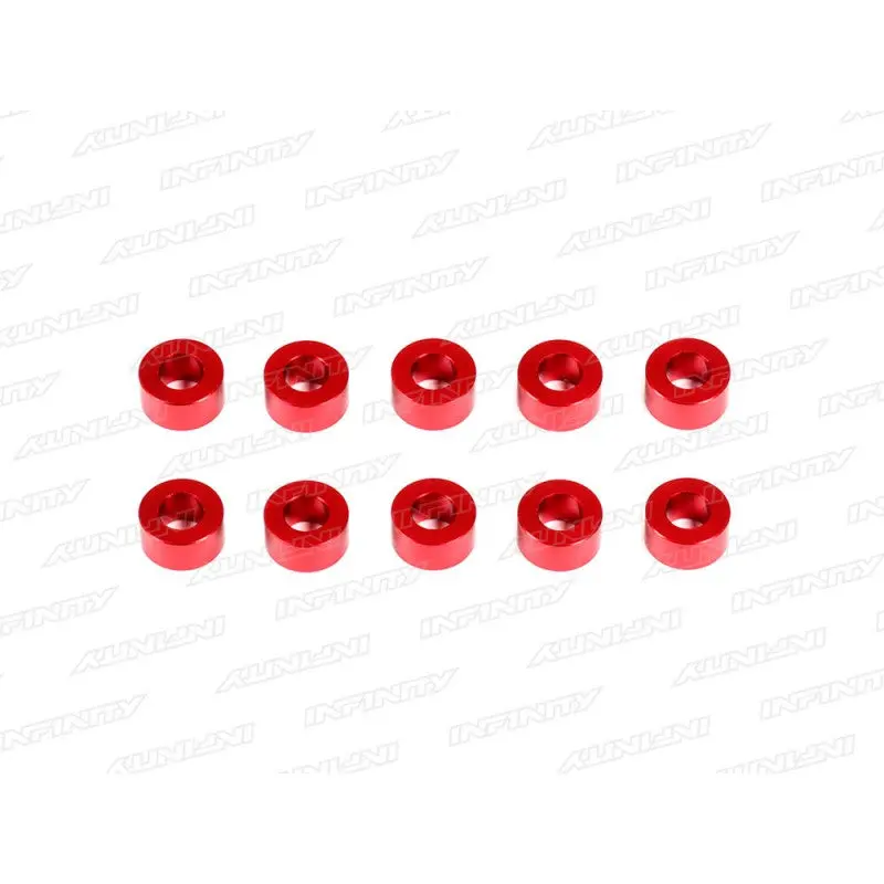 Cm-A005-30: Aluminum Washer 3X6x3.0Mm (Red/10Pcs) Cm-A005-30 1