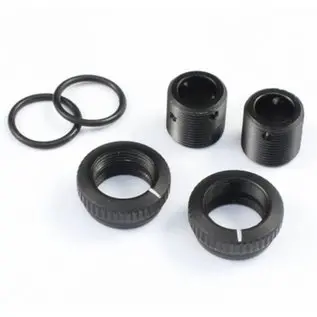 Radtec Aluminum 5Mm Body Height Fine Adjuster Set For 1/12 - Black 1