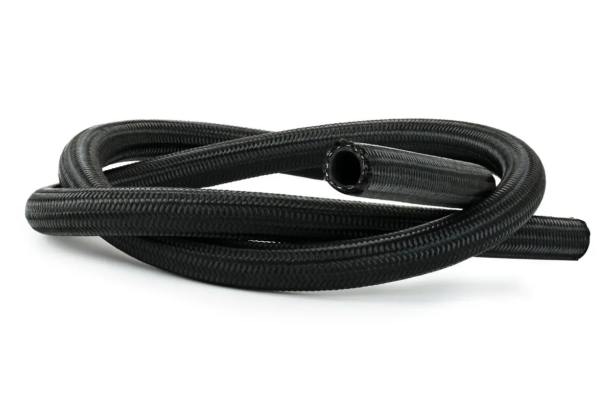 Raceflux Lightweight Nylon Braided Viton Hose For Fuel And Oil - 8An 1