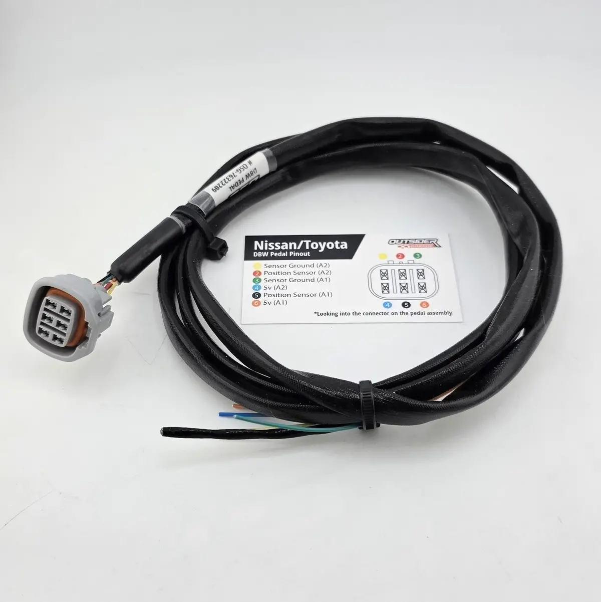 Dbw Pedal Harness (Nissan/Lexus/Toyota) - 6Ft Unterminated 1
