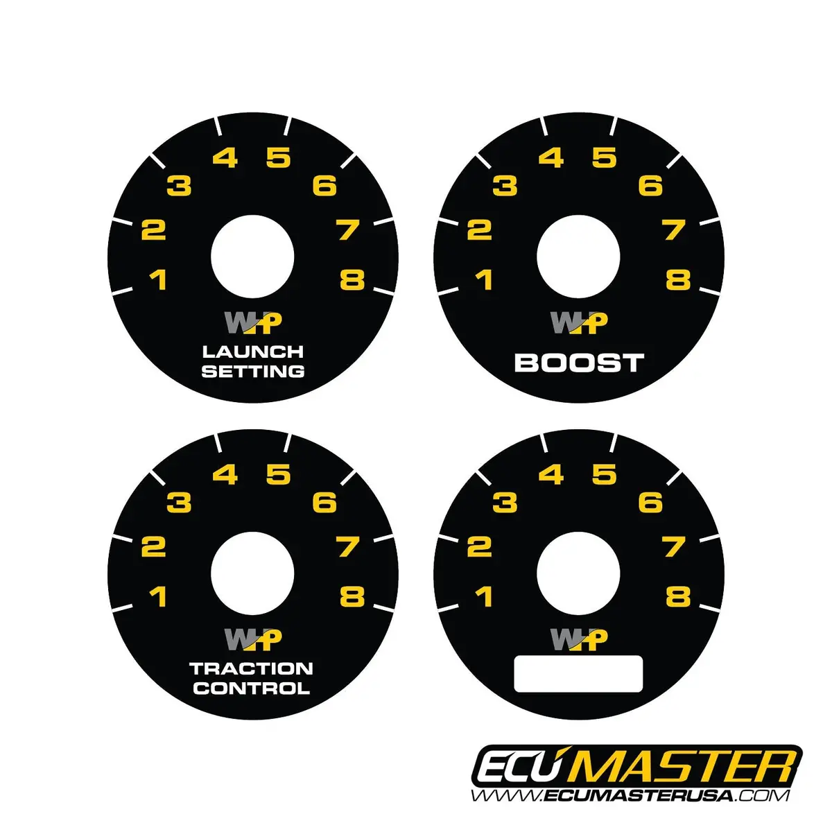 8 Position Rotary Switch Sticker Pack 1
