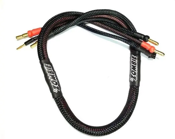 4/5Mm To 4Mm, 2S Balance Charge Lead (Black Wrap, 600Mm) 1