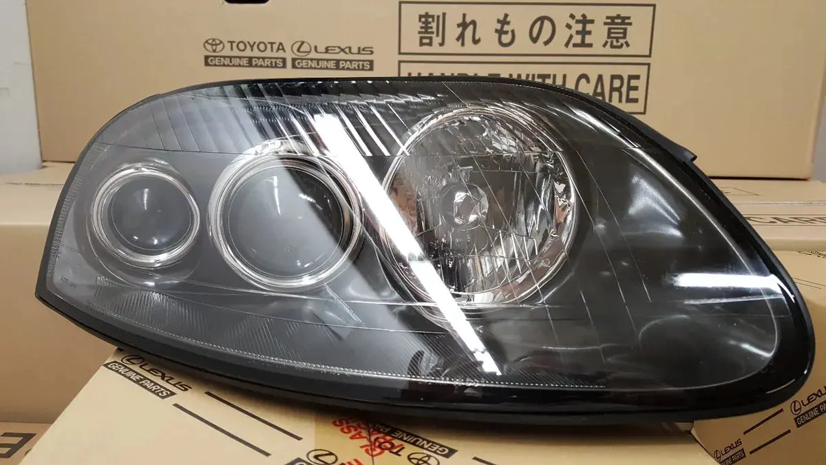 Genuine Oem Toyota Supra Facelift '97 - '98 Headlights / 81111-1B241 + 81151-1B241 1