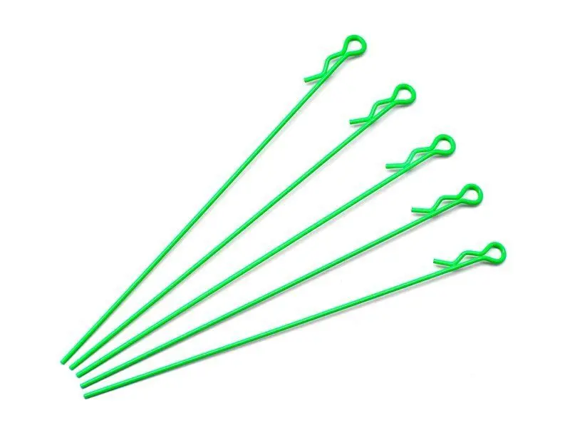 Extra Long Body Clip 1/10 - Flurorescent Green (5) 1