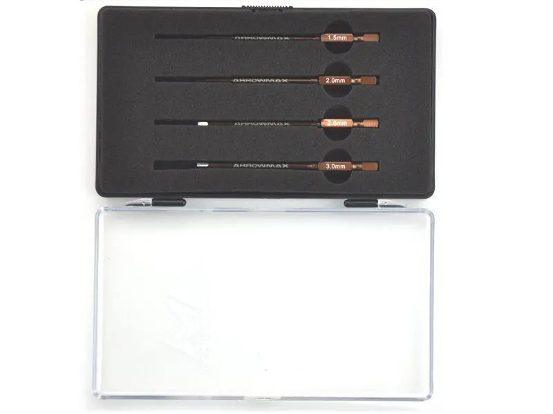Arrowmax Power Tool Tip Set 4 Pieces With Plastic Case - Am-500902 1